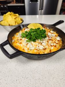 high protein buffalo chicken dip