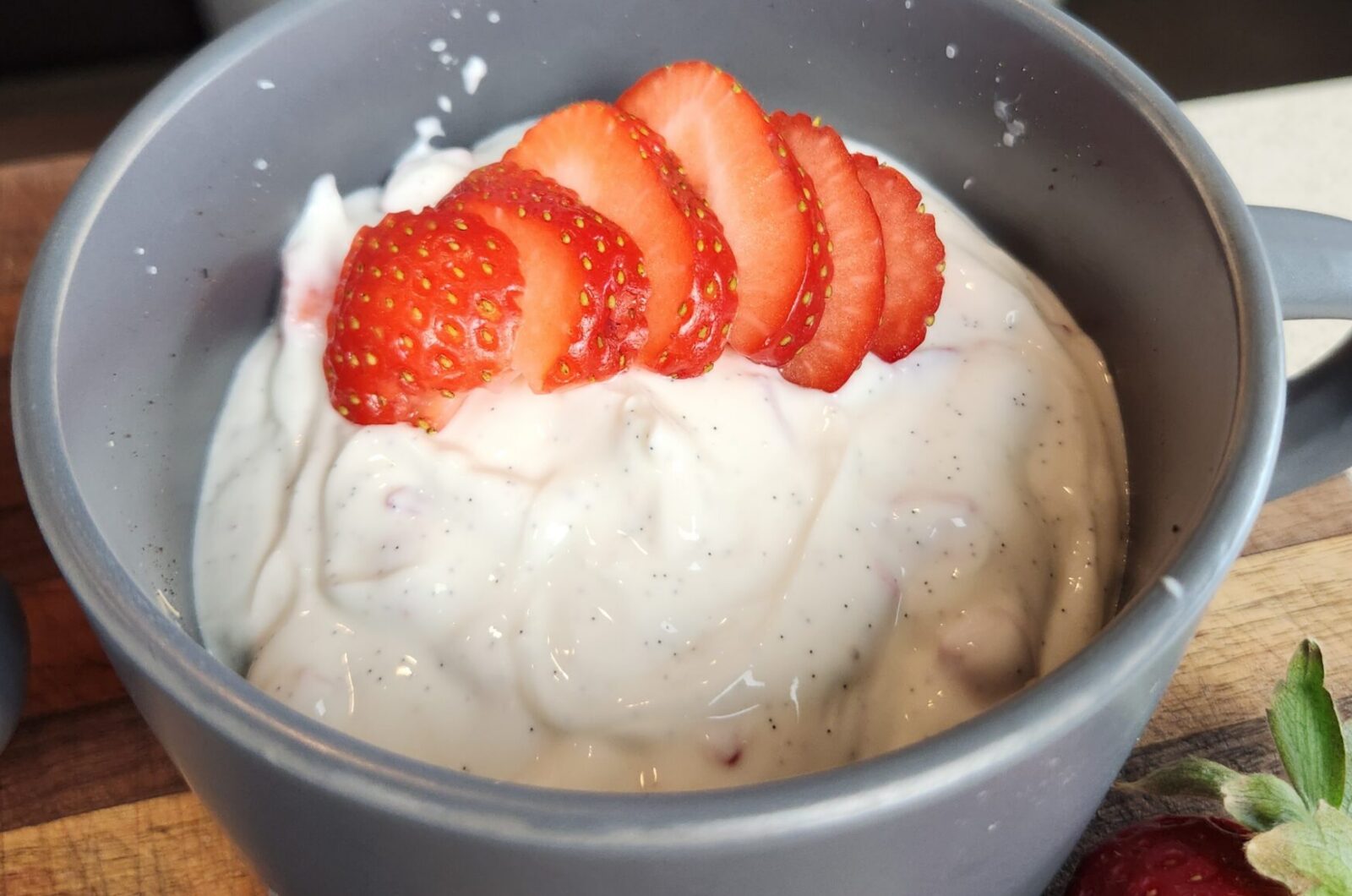 Strawberry Vanilla Yogurt